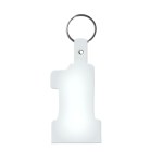#1 Flexible Key Tag - Translucent Frost White #1 Flexible Key Tag - Translucent Frost White