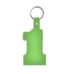 #1 Flexible Key Tag - Translucent Lime Green #1 Flexible Key Tag - Translucent Lime Green