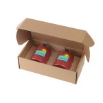 10 Oz. Stainless Steel Low Ball Glasses Gift Box Set - Brick Red 10 Oz. Stainless Steel Low Ball Glasses Gift Box Set - Brick Red