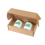 10 Oz. Stainless Steel Low Ball Glasses Gift Box Set - White 10 Oz. Stainless Steel Low Ball Glasses Gift Box Set - White