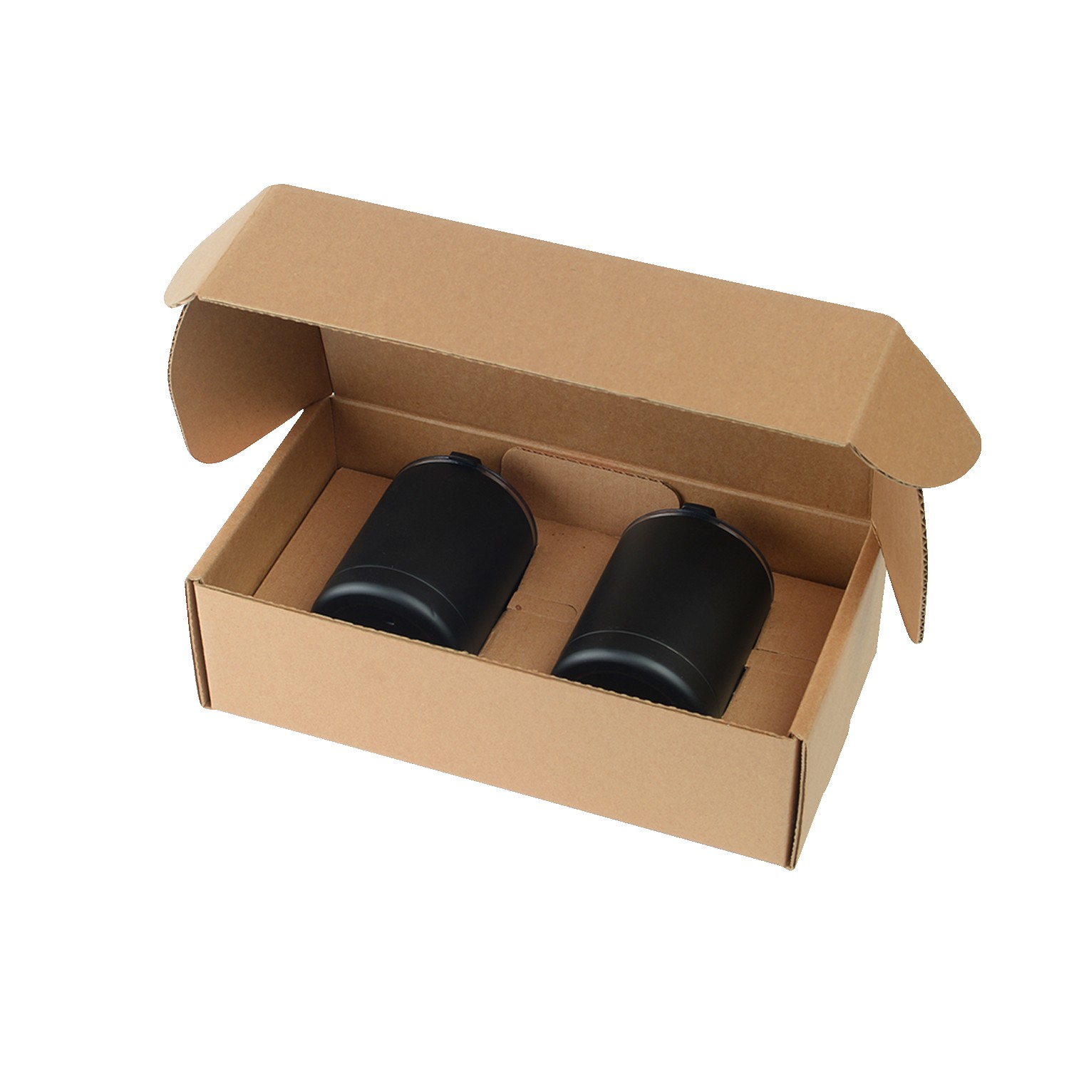 10 Oz. Stainless Steel Low Ball Glasses Gift Box Set 1