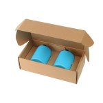 10 Oz. Stainless Steel Low Ball Glasses Gift Box Set - Sky Blue 10 Oz. Stainless Steel Low Ball Glasses Gift Box Set - Sky Blue