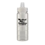 25 oz. PolySure™ Ridge Bottle with Infuser - Translucent Clear 25 oz. PolySure™ Ridge Bottle with Infuser - Translucent Clear