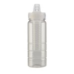 25 oz. PolySure™ Ridge Bottle with Infuser - Translucent Clear 25 oz. PolySure™ Ridge Bottle with Infuser - Translucent Clear