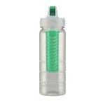25 oz. PolySure™ Ridge Bottle with Infuser - Translucent Green 25 oz. PolySure™ Ridge Bottle with Infuser - Translucent Green
