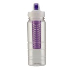 25 oz. PolySure™ Ridge Bottle with Infuser - Translucent Purple 25 oz. PolySure™ Ridge Bottle with Infuser - Translucent Purple