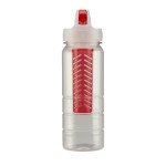 25 oz. PolySure™ Ridge Bottle with Infuser - Translucent Red 25 oz. PolySure™ Ridge Bottle with Infuser - Translucent Red