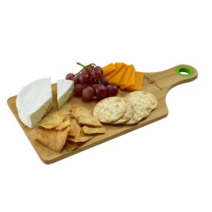 Bamboo Cheese Board w/Silicone Ring 1 Bamboo Cheese Board w/Silicone Ring 1