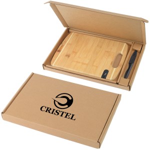 Bamboo Sharpen-It™ Cutting Board w/Knife Gift Box Set 1 Bamboo Sharpen-It™ Cutting Board w/Knife Gift Box Set 1