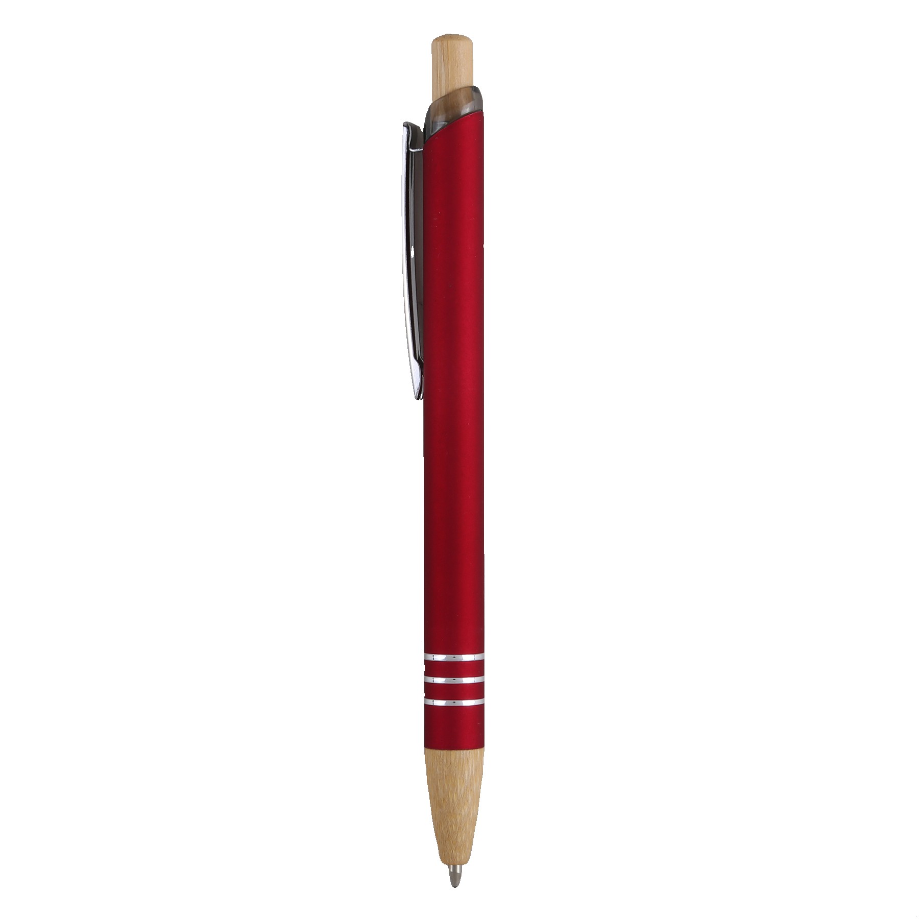 Venosa Velvet-Touch Aluminum Pen w/Bamboo Accents 1