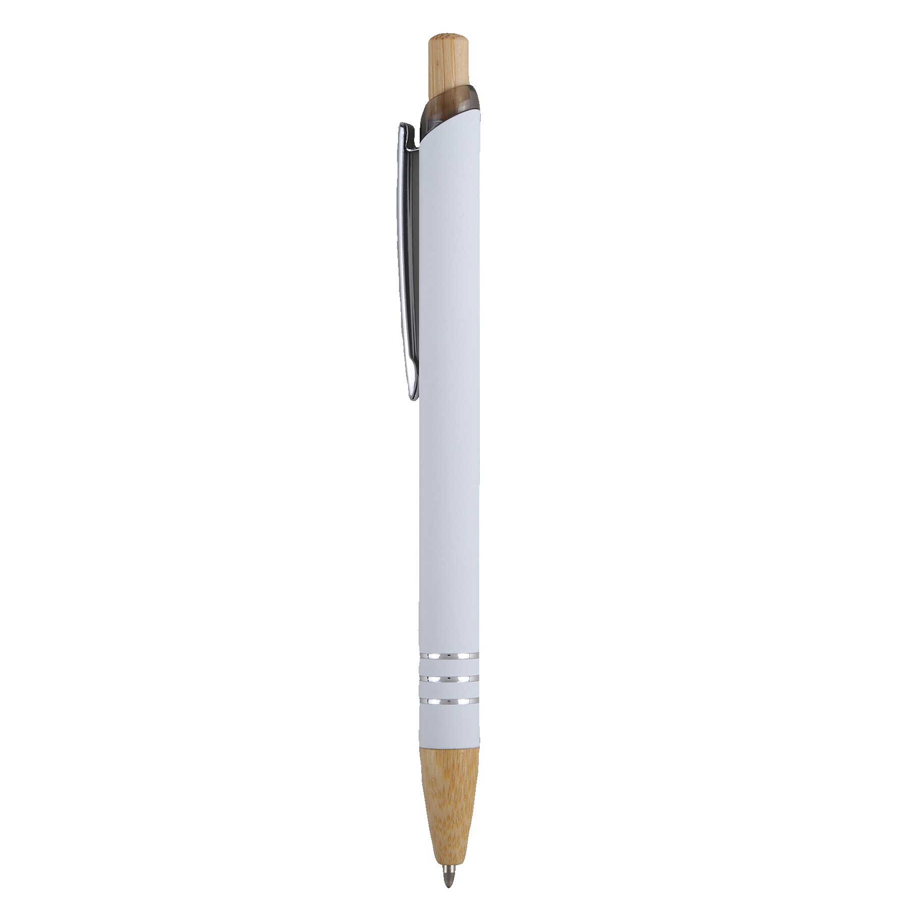 Venosa Velvet-Touch Aluminum Pen w/Bamboo Accents 1