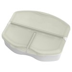 Tri Minder Pill Case Box - Translucent Frost Beige Tri Minder Pill Case Box - Translucent Frost Beige