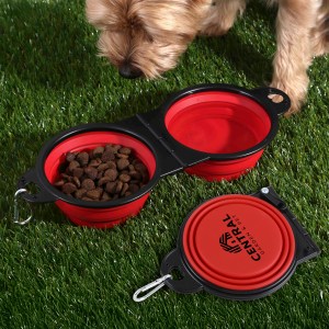 Dual Collapsible Pet Bowl 1 Dual Collapsible Pet Bowl 1