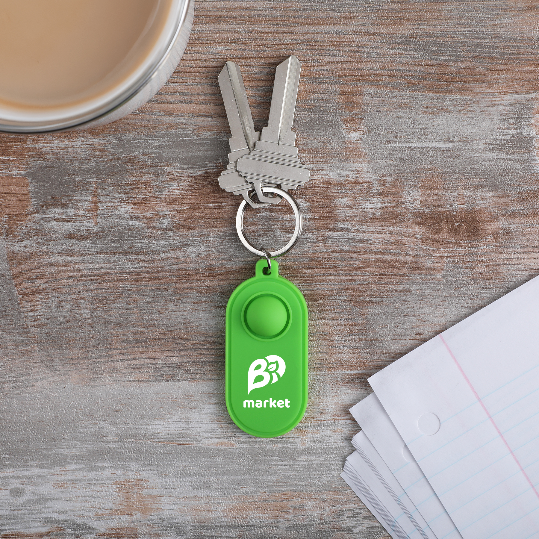Silicone Stress Pop-it™ Keytag 1