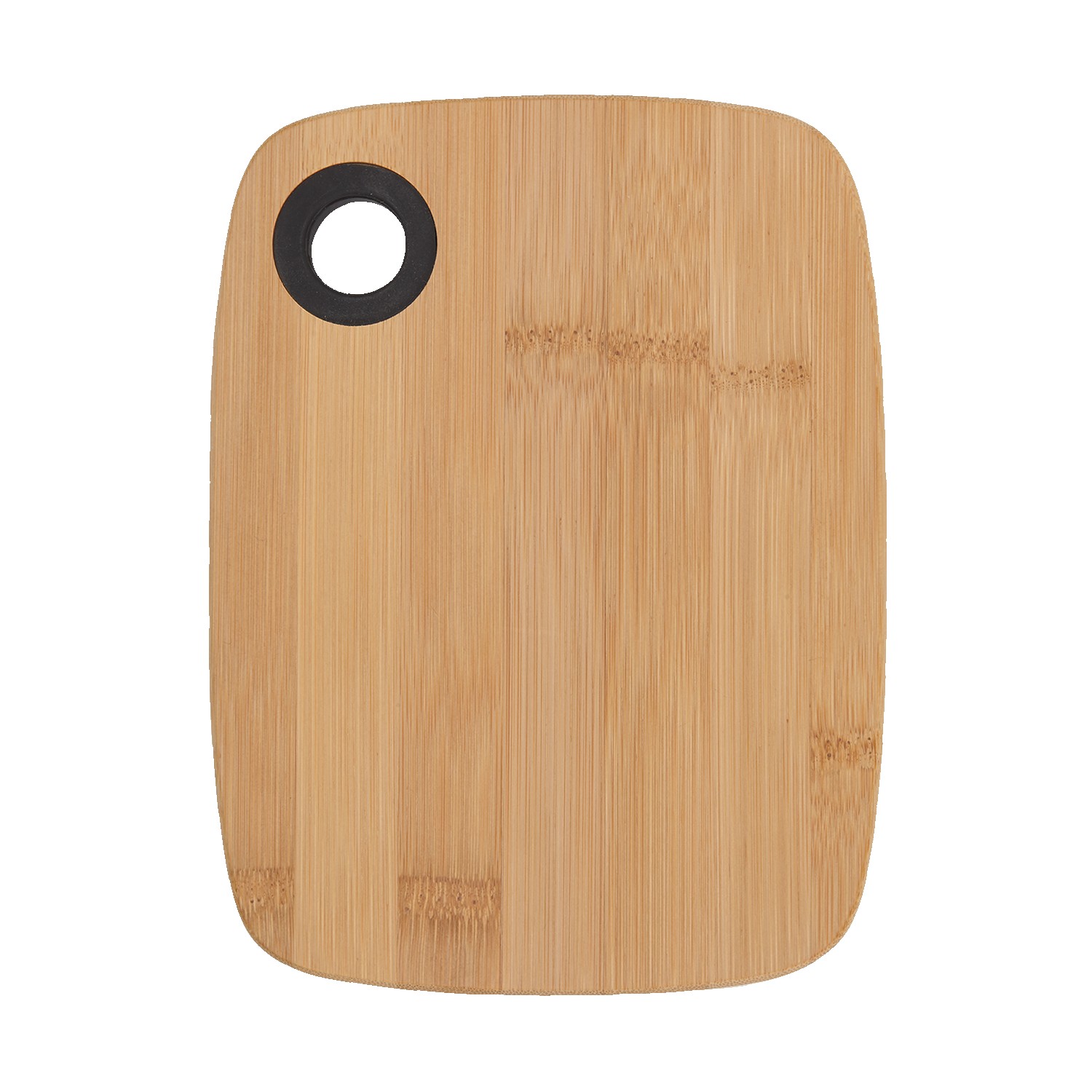 Small Bamboo Cutting Board w/Silicone Ring 1