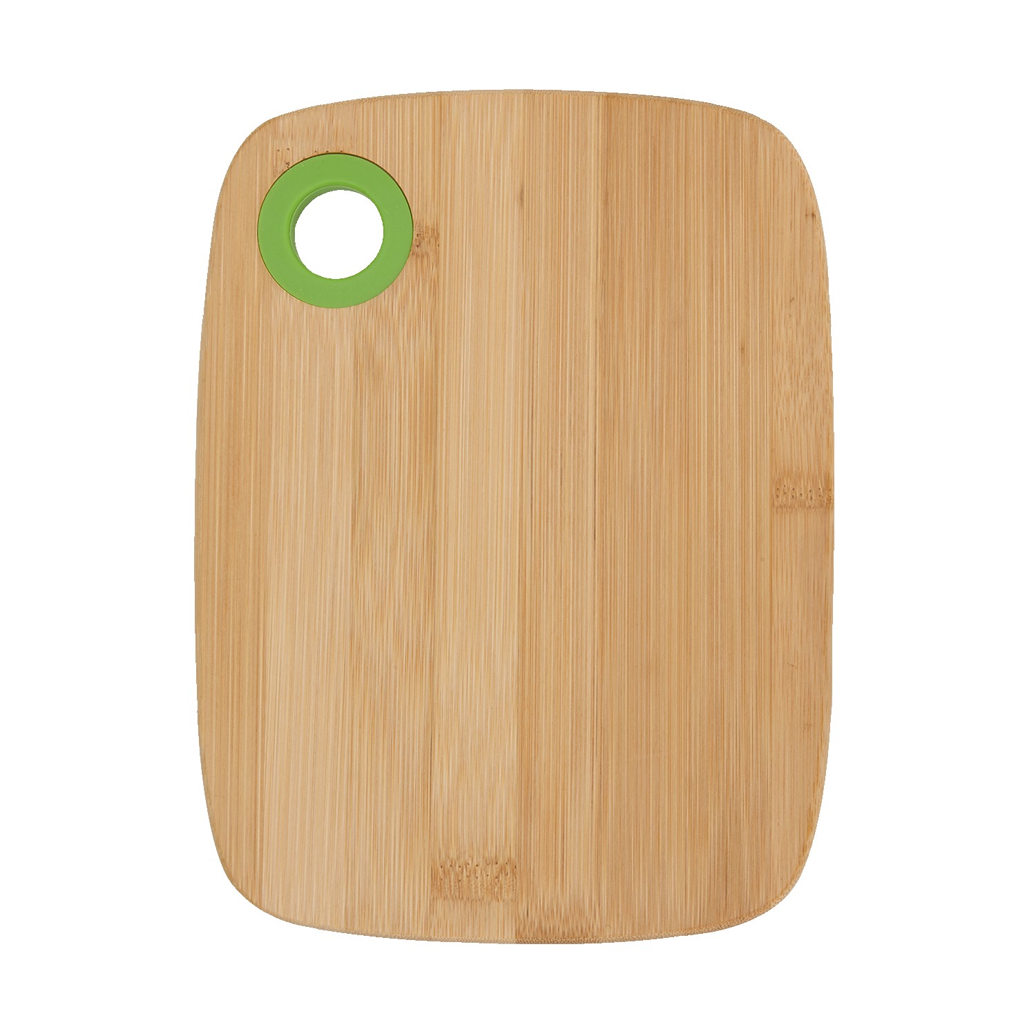Small Bamboo Cutting Board w/Silicone Ring 1