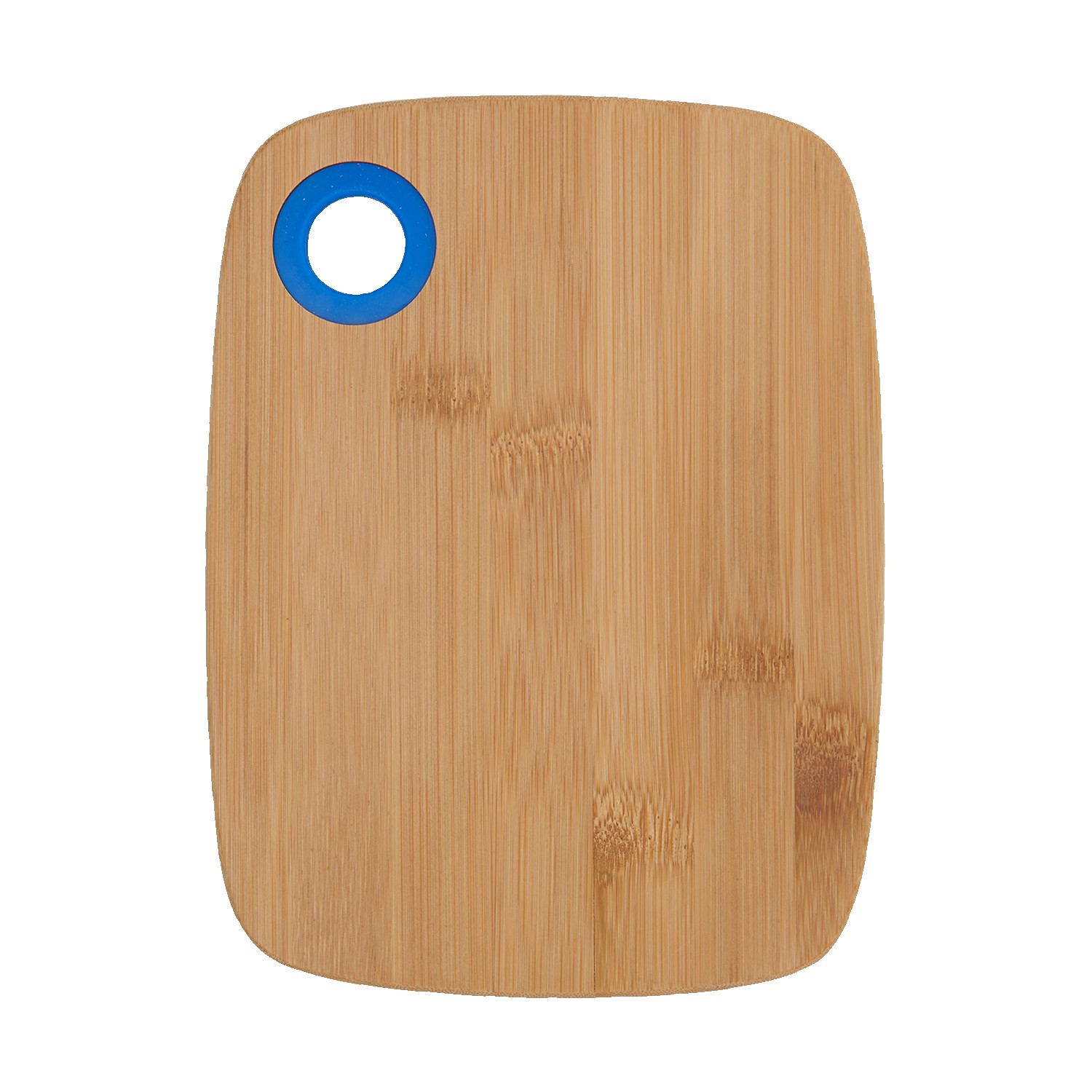 Small Bamboo Cutting Board w/Silicone Ring 1