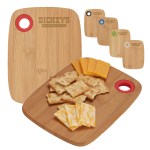 Small Bamboo Cutting Board w/Silicone Ring 1 Small Bamboo Cutting Board w/Silicone Ring 1