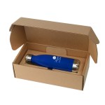 17 Oz. Cascade Stainless Steel Bottle w/Gift Box - Navy Blue 17 Oz. Cascade Stainless Steel Bottle w/Gift Box - Navy Blue