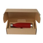 17 Oz. Cascade Stainless Steel Bottle w/Gift Box - Brick Red 17 Oz. Cascade Stainless Steel Bottle w/Gift Box - Brick Red