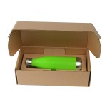 17 Oz. Cascade Stainless Steel Bottle w/Gift Box - Lime Green 17 Oz. Cascade Stainless Steel Bottle w/Gift Box - Lime Green