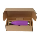17 Oz. Cascade Stainless Steel Bottle w/Gift Box - Purple 17 Oz. Cascade Stainless Steel Bottle w/Gift Box - Purple