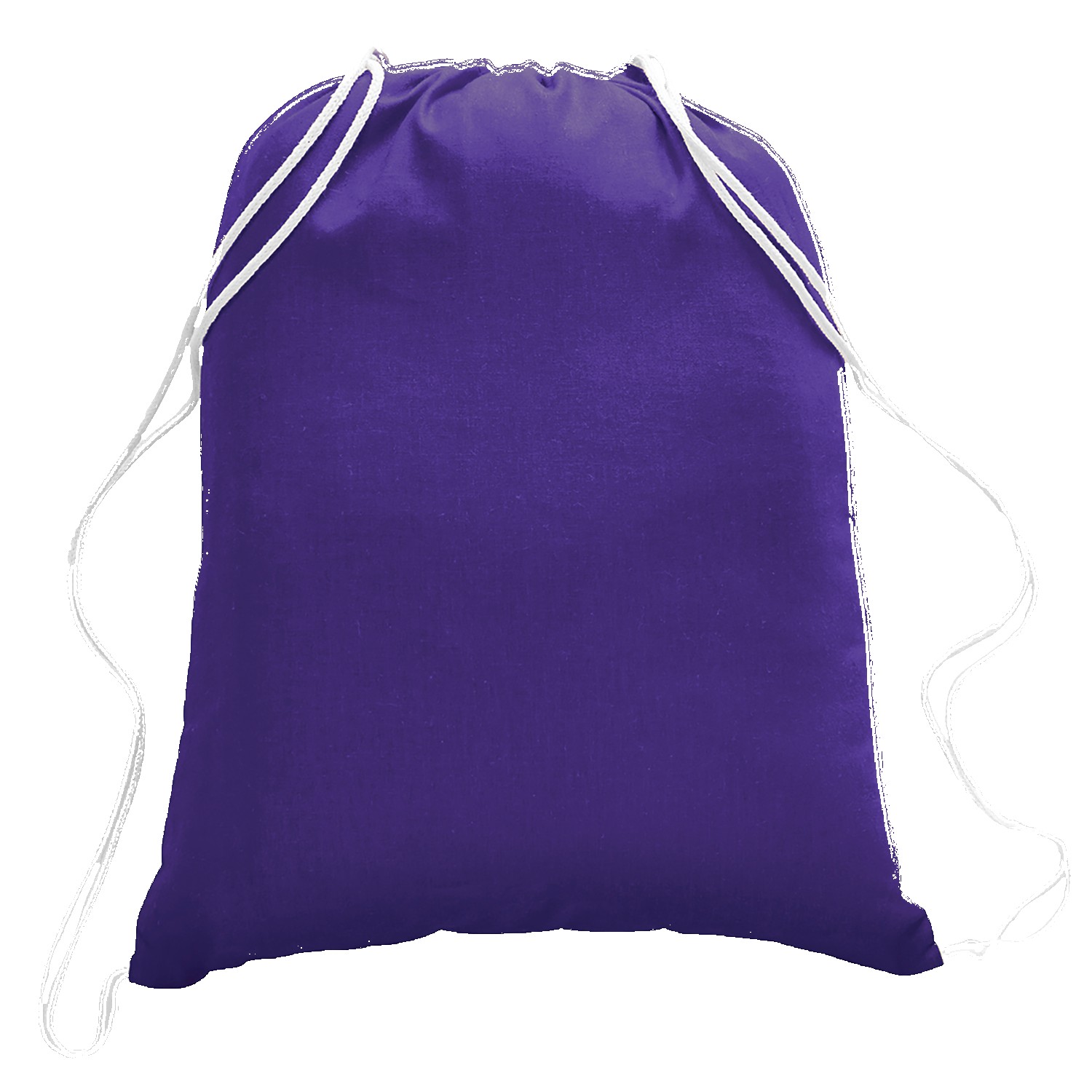 5.5 oz. Cotton Canvas Drawstring Backpack 1
