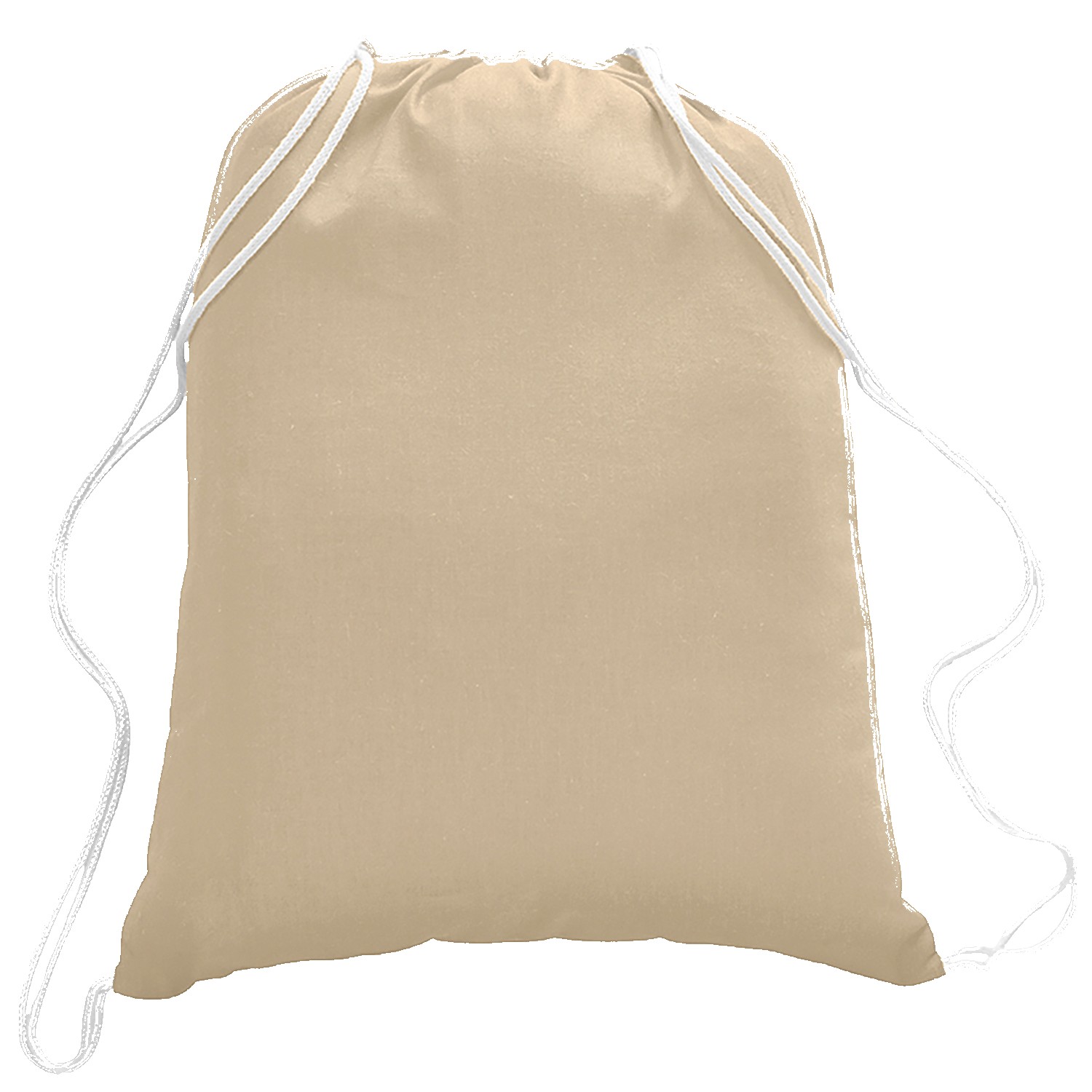 5.5 oz. Cotton Canvas Drawstring Backpack 1