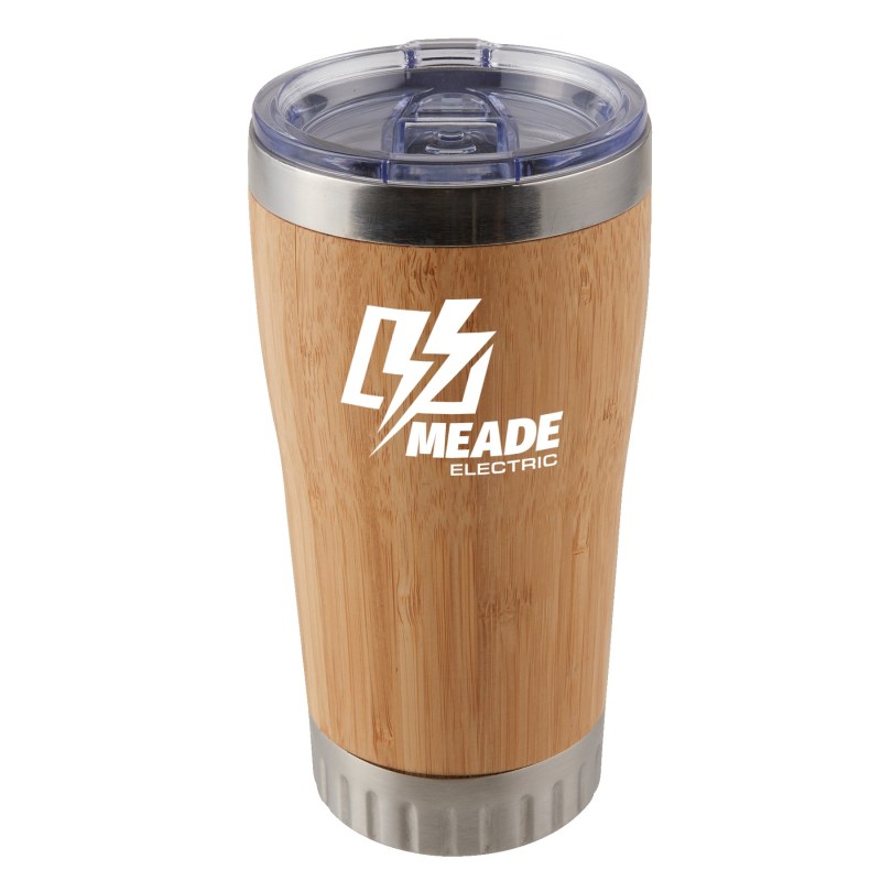 17 Oz. Bamboo Stainless Steel Tumbler 1 17 Oz. Bamboo Stainless Steel Tumbler 1