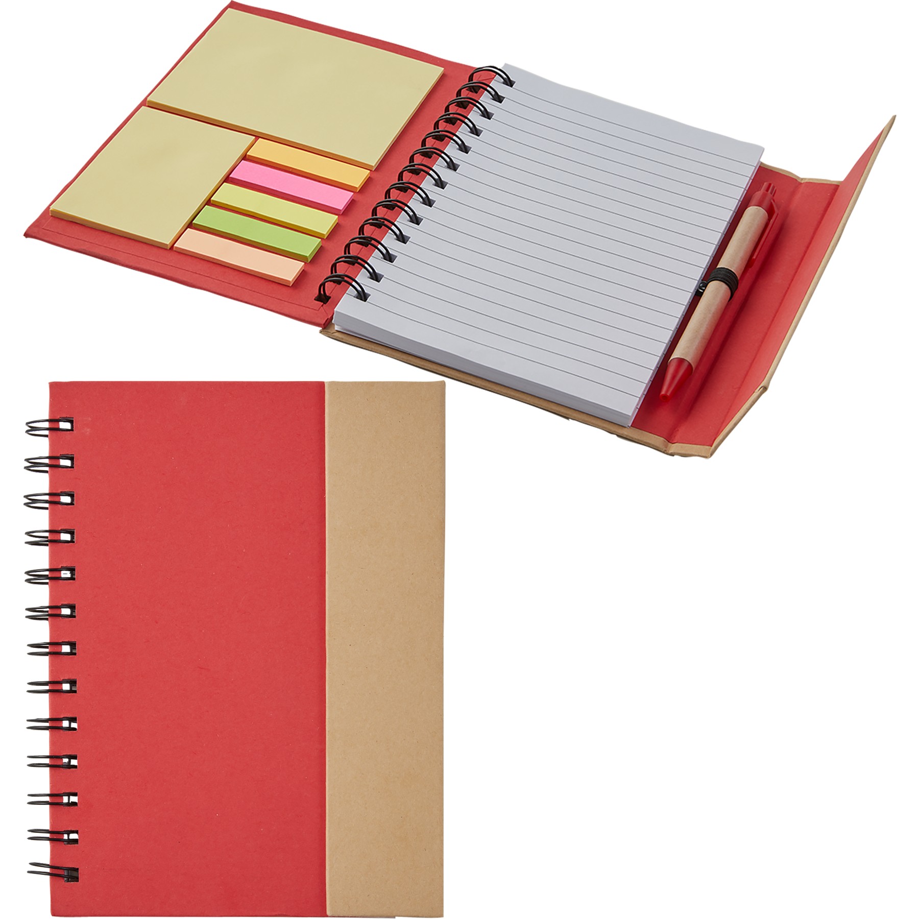 Eco Magnetic Notebook W/ Sticky Notes & Pen 1