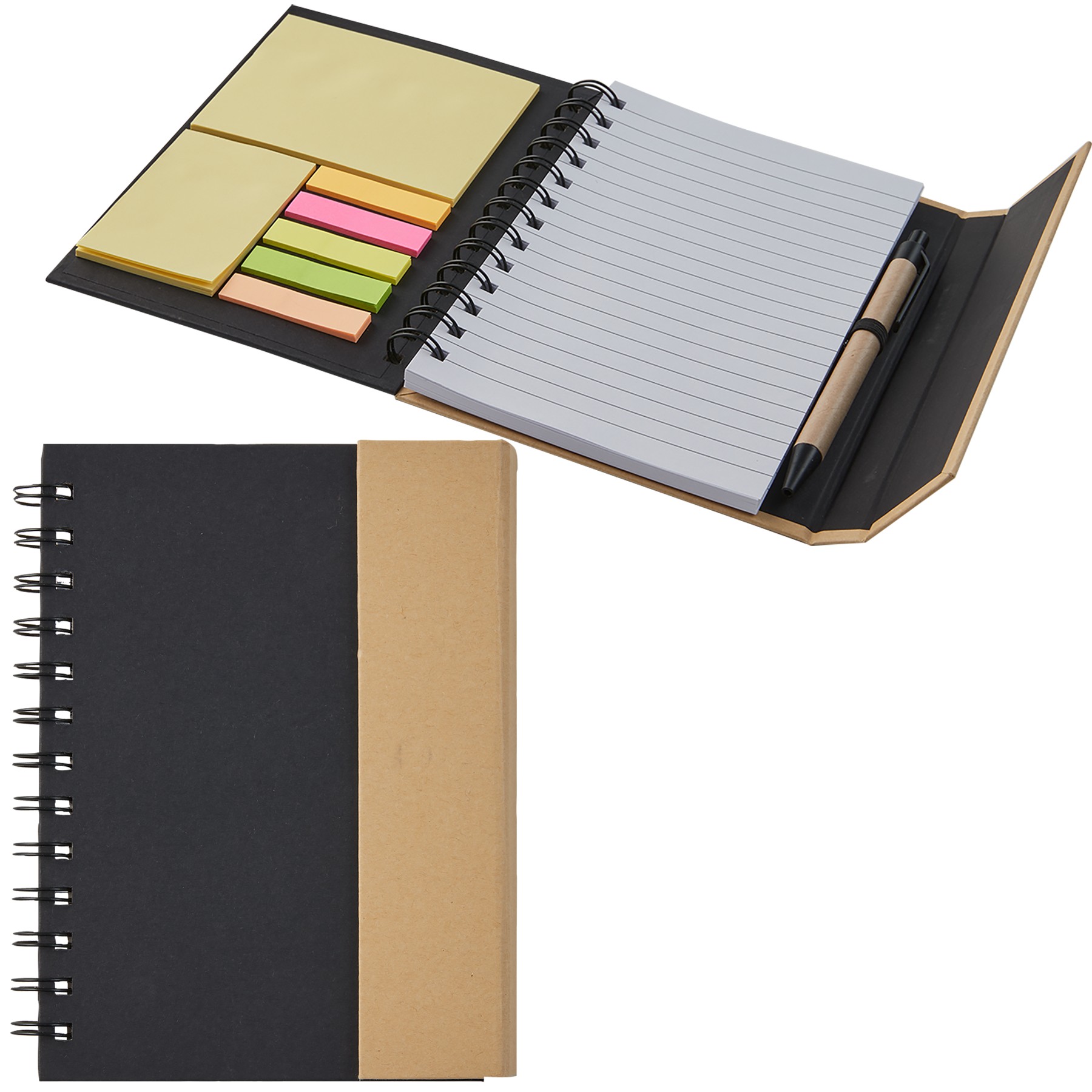 Eco Magnetic Notebook W/ Sticky Notes & Pen 1