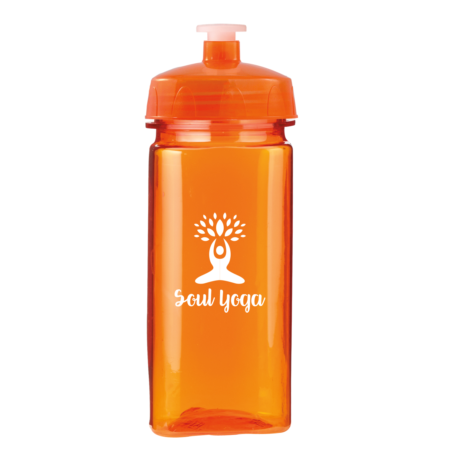 16 Oz. PolySure™ Squared Up Sports Water Bottle 1