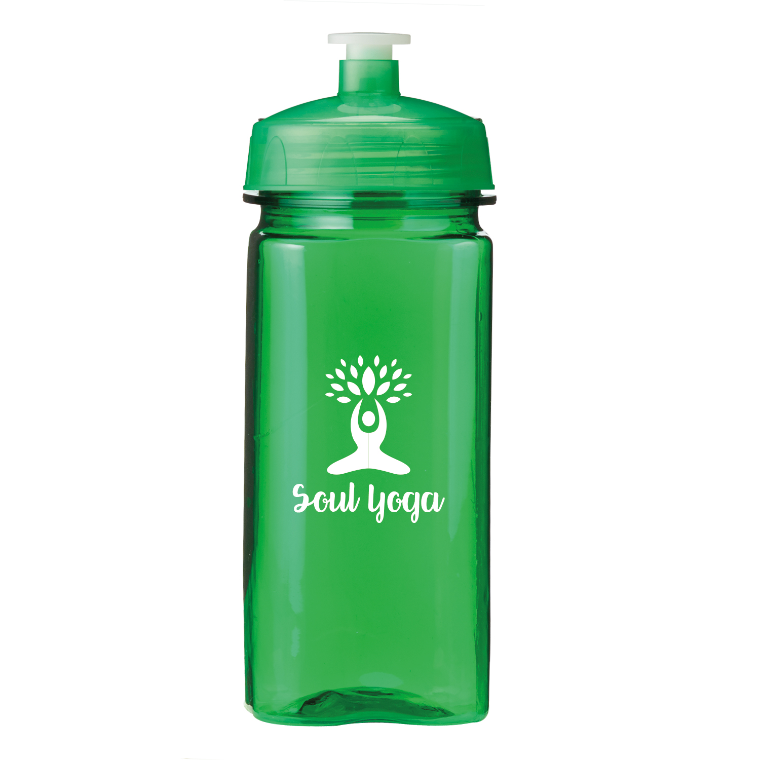 16 Oz. PolySure™ Squared Up Sports Water Bottle 1