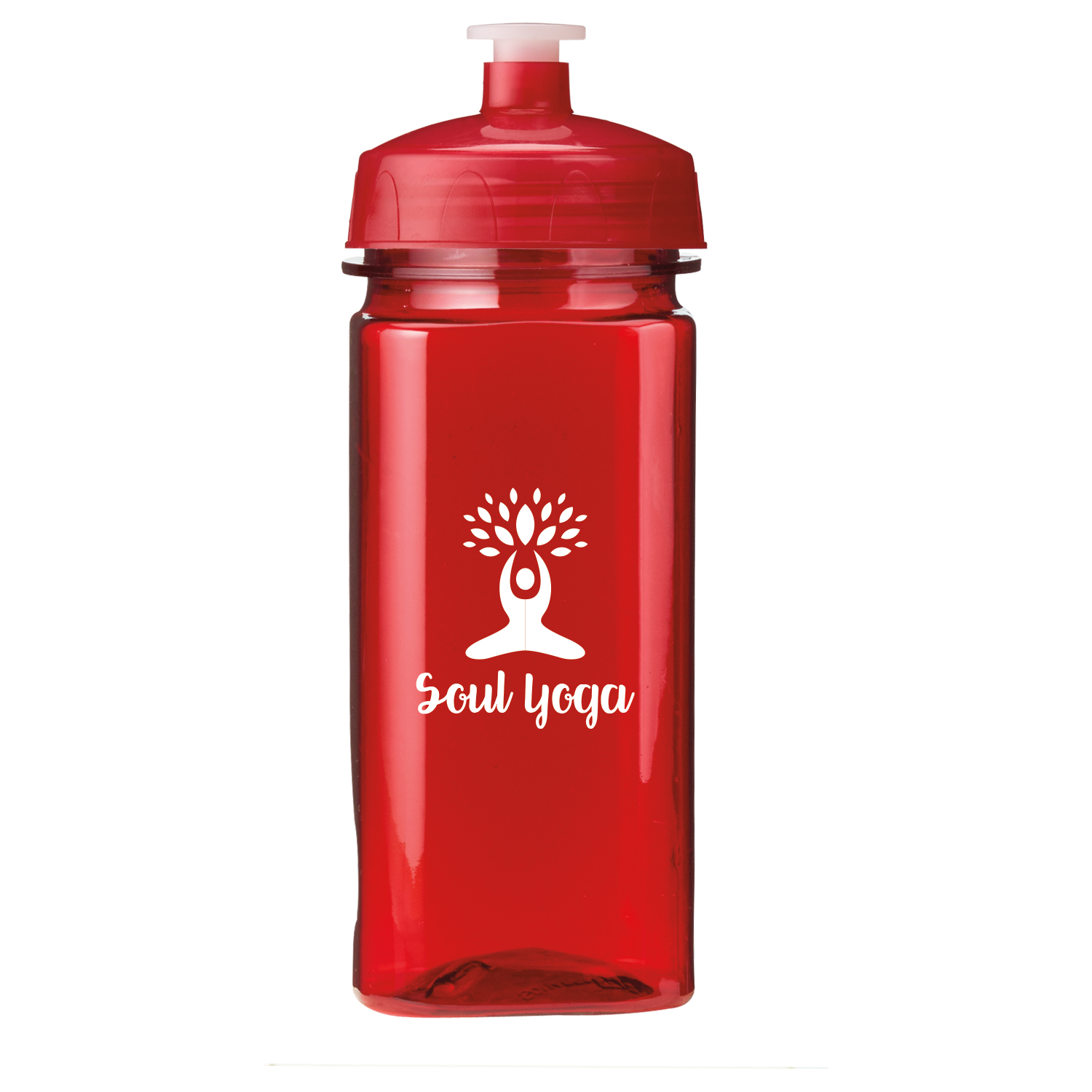 16 Oz. PolySure™ Squared Up Sports Water Bottle 1