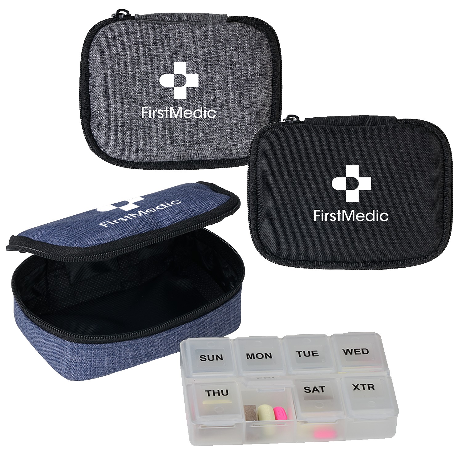 Traveler 8-Compartment Pill Organizer 1