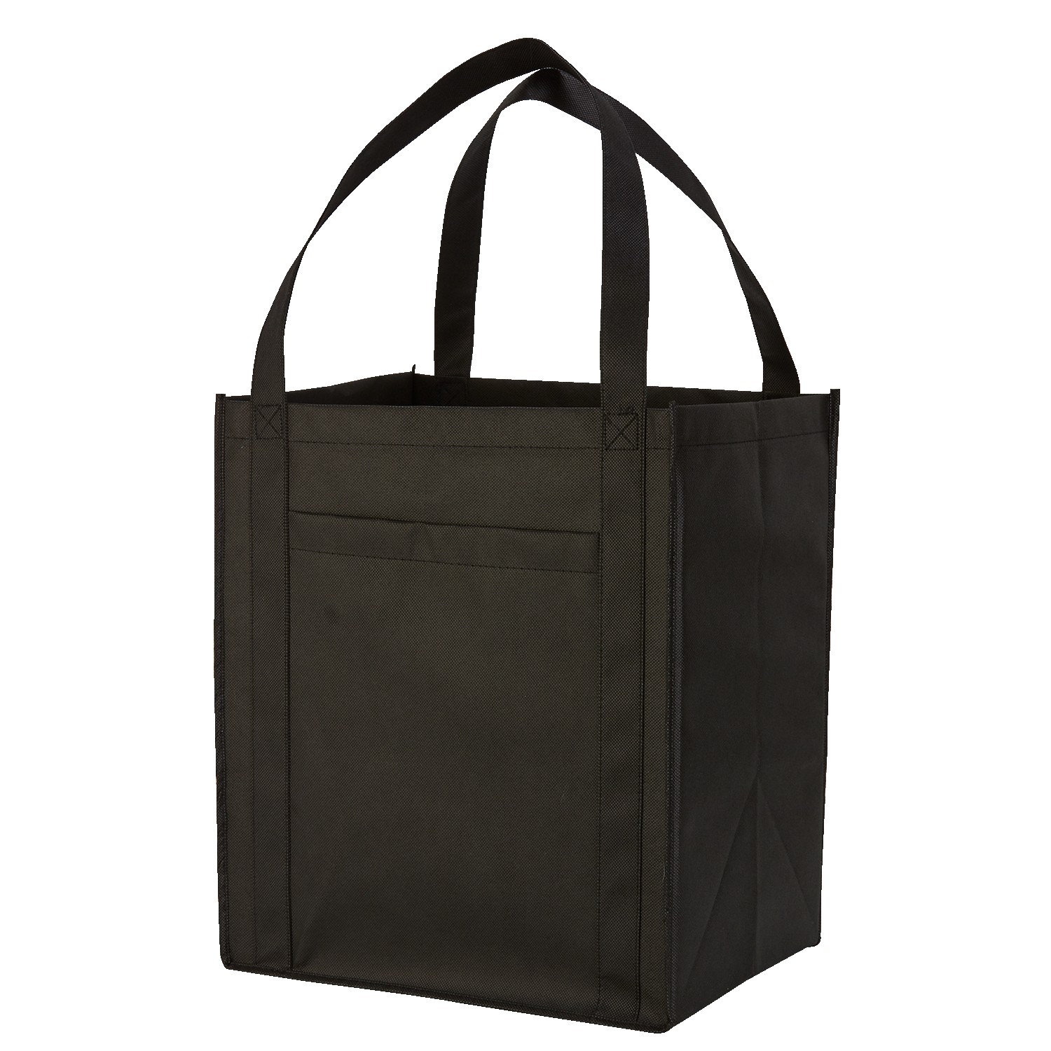 Large Non-Woven Grocery Tote Bag w/ Pocket 1
