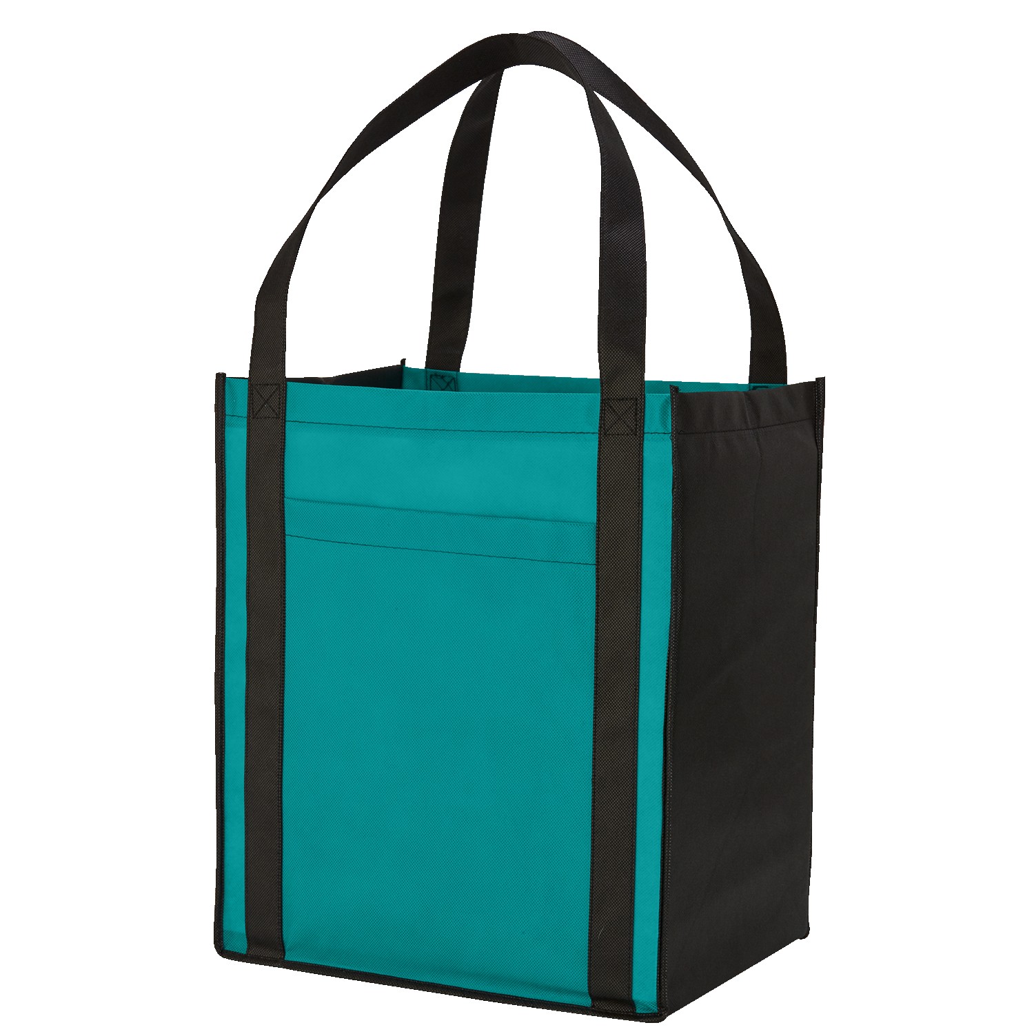 Large Non-Woven Grocery Tote Bag w/ Pocket 1