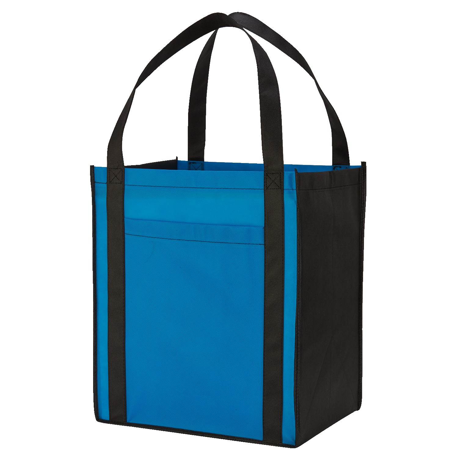 Large Non-Woven Grocery Tote Bag w/ Pocket 1