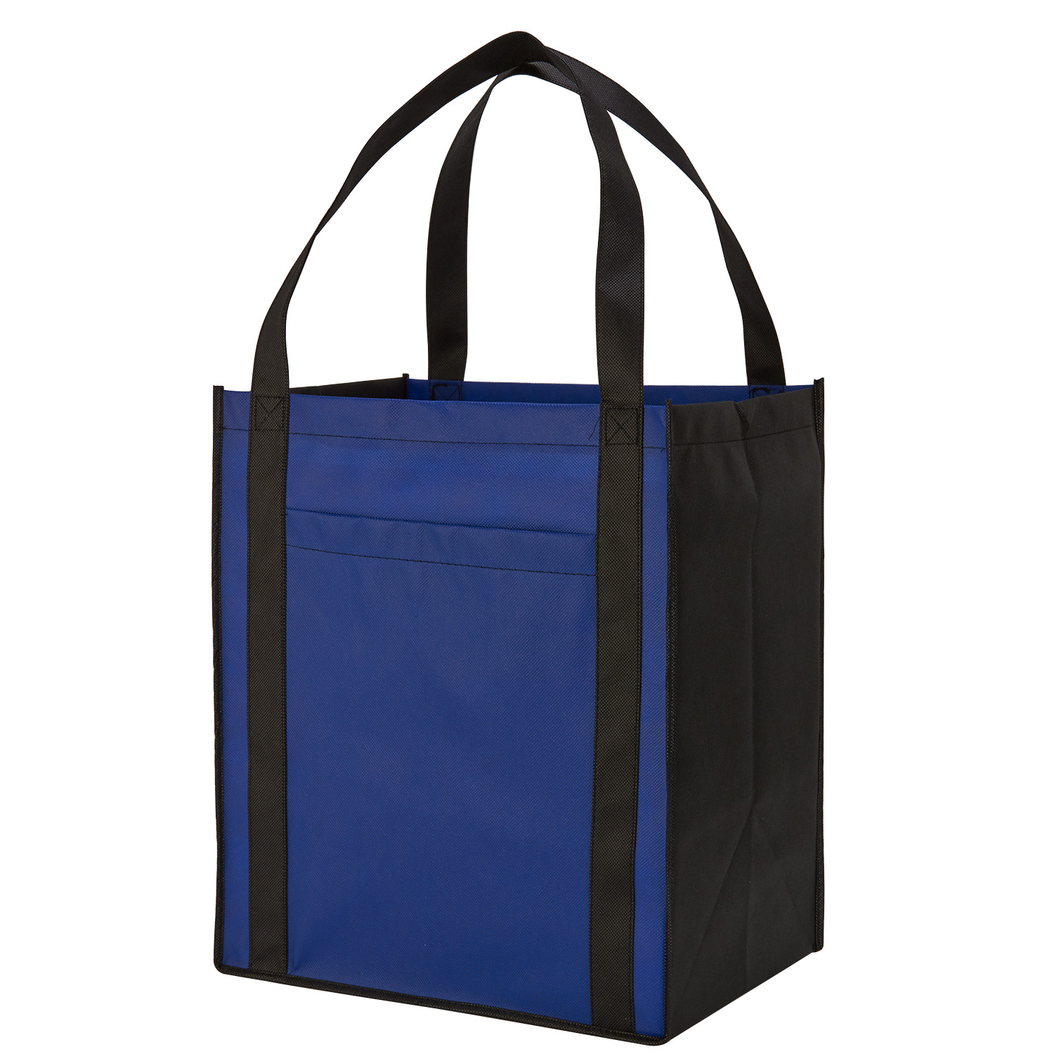 Large Non-Woven Grocery Tote Bag w/ Pocket 1