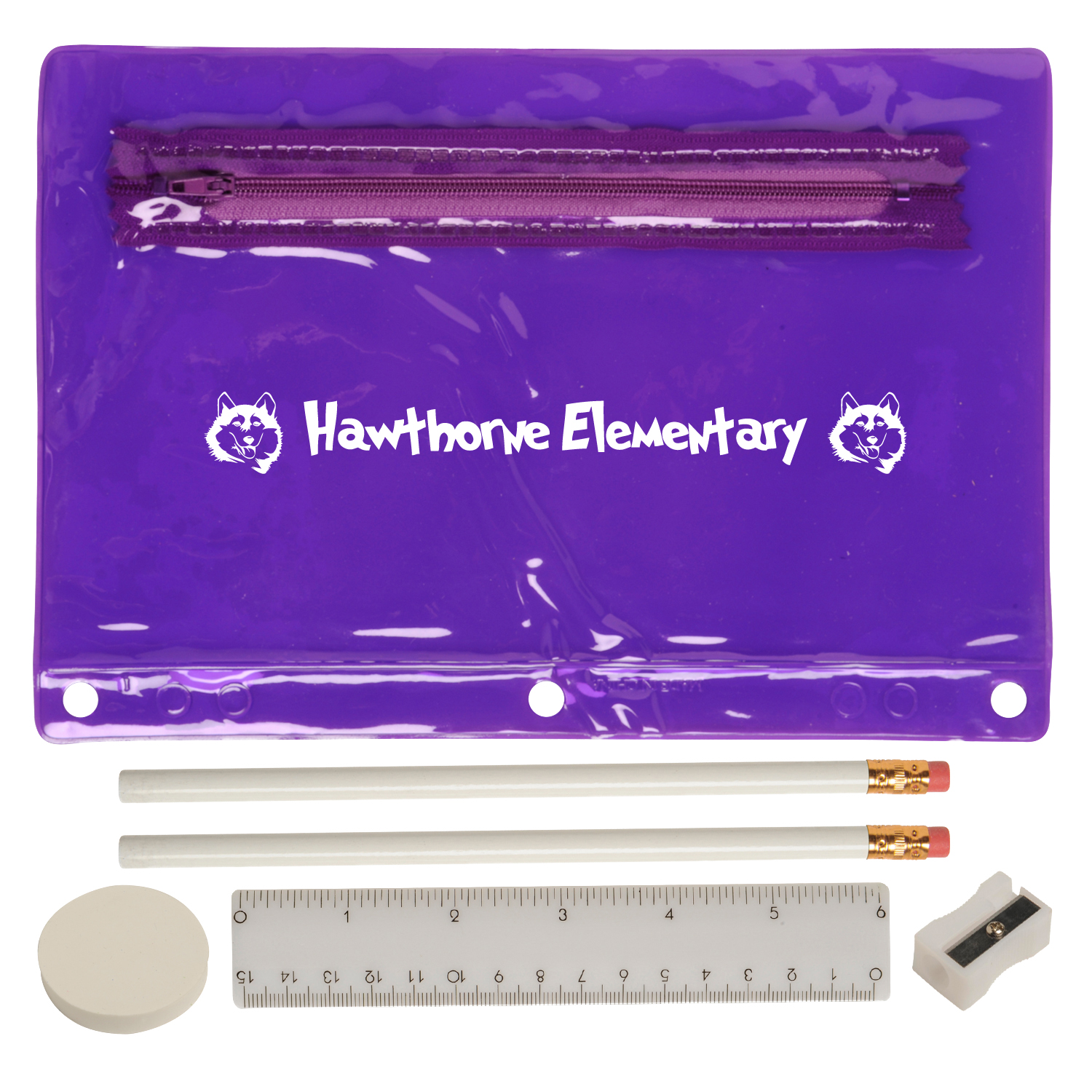 Translucent Deluxe School Kit-Blank Contents 1