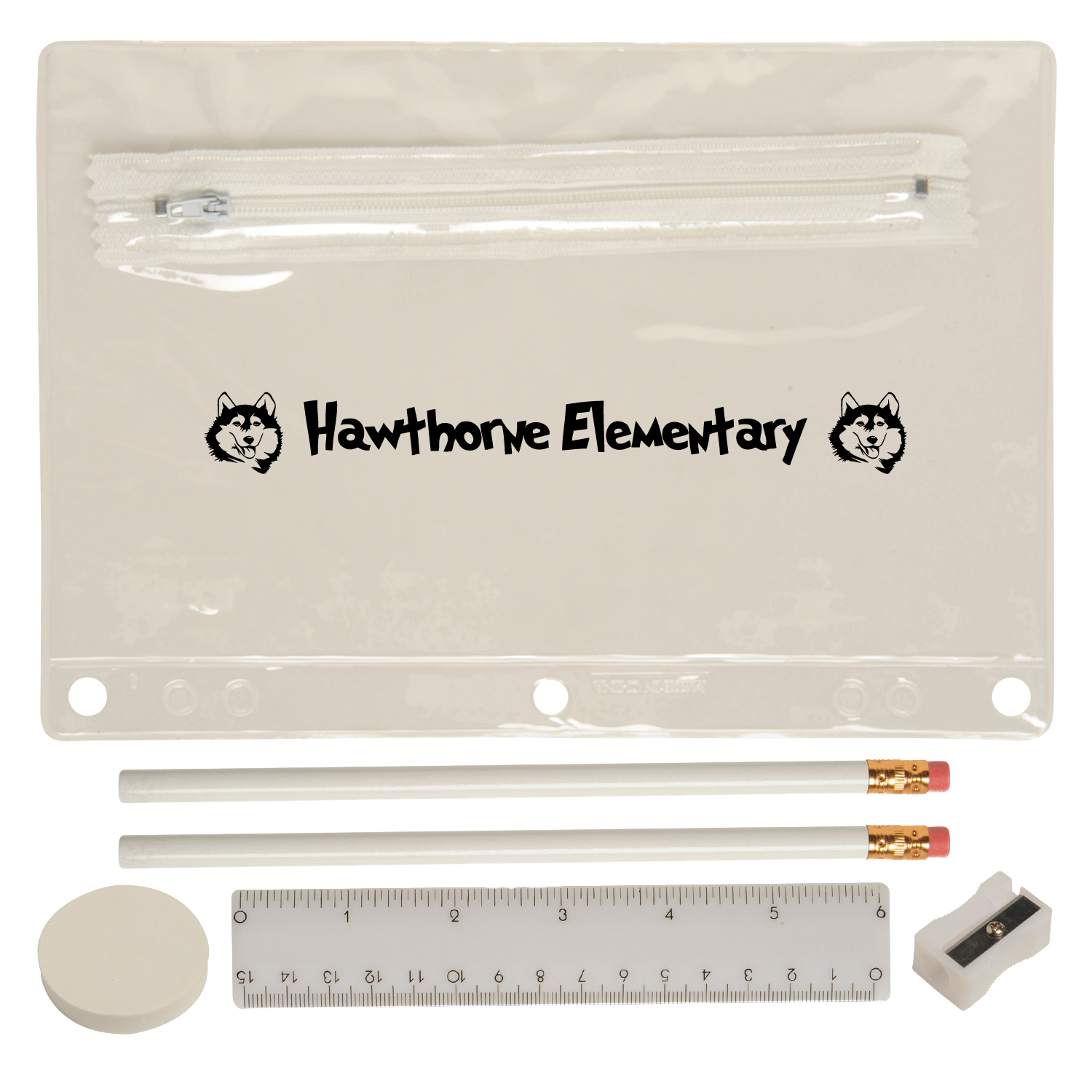 Translucent Deluxe School Kit-Blank Contents 1