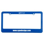 License Plate Frame w/ 2 Holes & Straight Bottom 1 License Plate Frame w/ 2 Holes & Straight Bottom 1