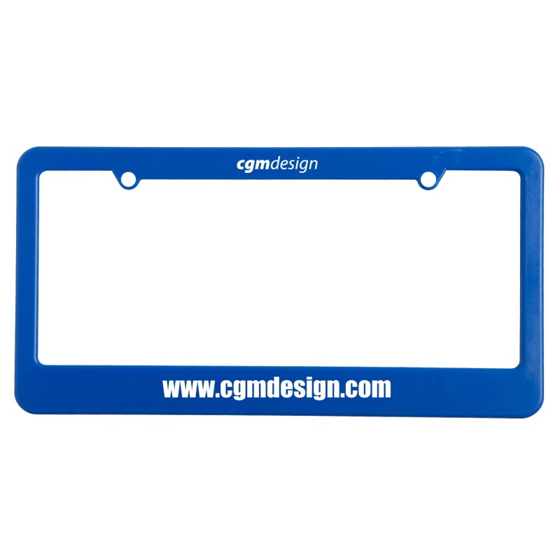 License Plate Frame w/ 2 Holes & Straight Bottom 1 License Plate Frame w/ 2 Holes & Straight Bottom 1