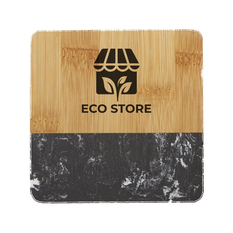 Bamboo and Marble Coaster 1 Bamboo and Marble Coaster 1