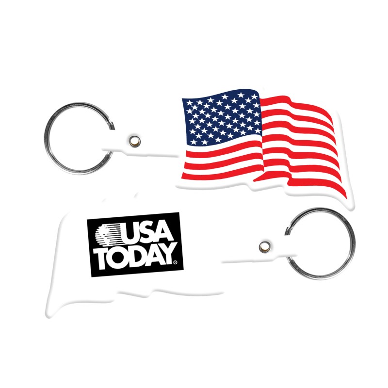 US Flag Flexible Key Tag 1 US Flag Flexible Key Tag 1