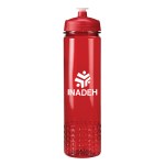 24 oz. Polysure™ Out Of The Block Water Bottle - Translucent Red 24 oz. Polysure™ Out Of The Block Water Bottle - Translucent Red