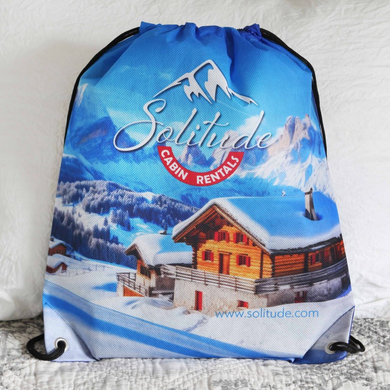 Sublimated Non-Woven Drawstring Backpack 1 Sublimated Non-Woven Drawstring Backpack 1