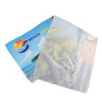 Sublimated Cooling Towel - RPET - White Logo Back View Sublimated Cooling Towel - RPET - White Logo Back View