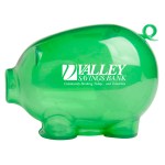 Action Piggy Bank - Translucent Green Action Piggy Bank - Translucent Green