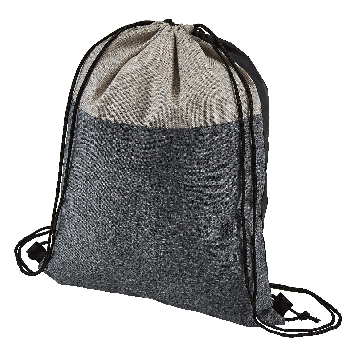 Heathered N' Jute Drawstring Backpack 1